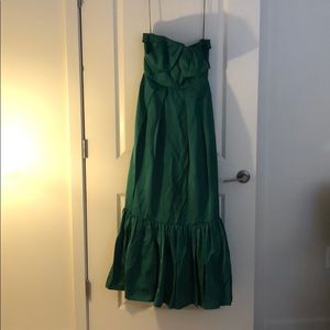 Size 4 ZAC ZAC POSEN stunning green gown